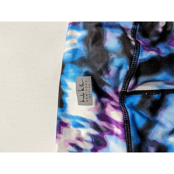Nicole‎ Miller  Women's Large Multi Color Tie Dye Athletic Capri Pants - Picture 4 of 8